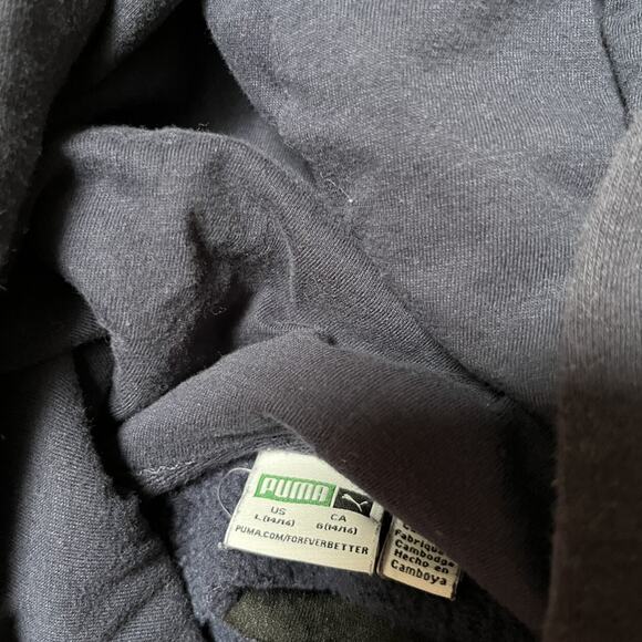 Puma Pullover Hoodie Sweatshirt Size 14/16 - Picture 6 of 6
